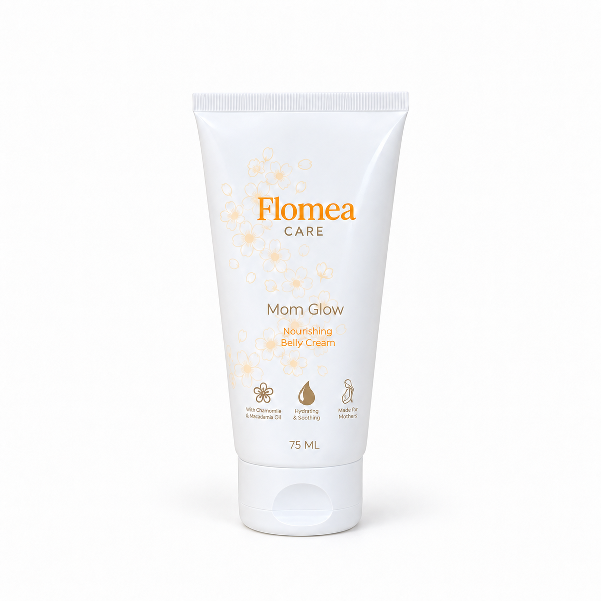 Voedende Buikcrème | 75 ml | Tijdens & Na de Zwangerschap | Mom Glow