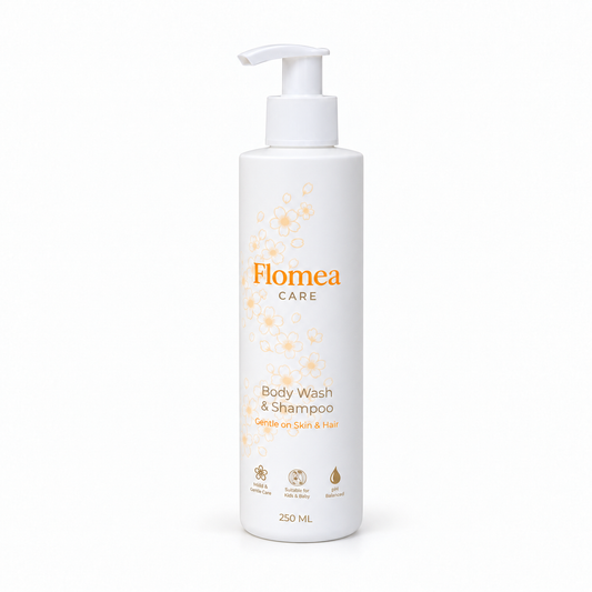 Milde Body Wash & Shampoo | 2-in-1 voor Huid & Haar | Baby & Kids | 250 ml