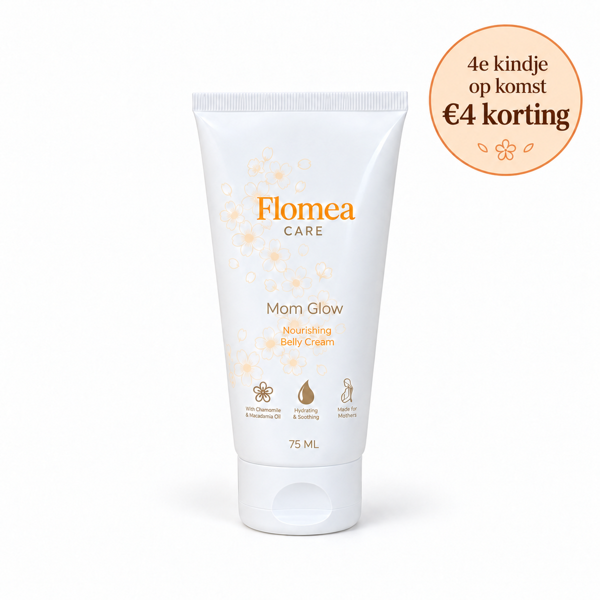 Voedende Buikcrème | 75 ml | Tijdens & Na de Zwangerschap | Mom Glow