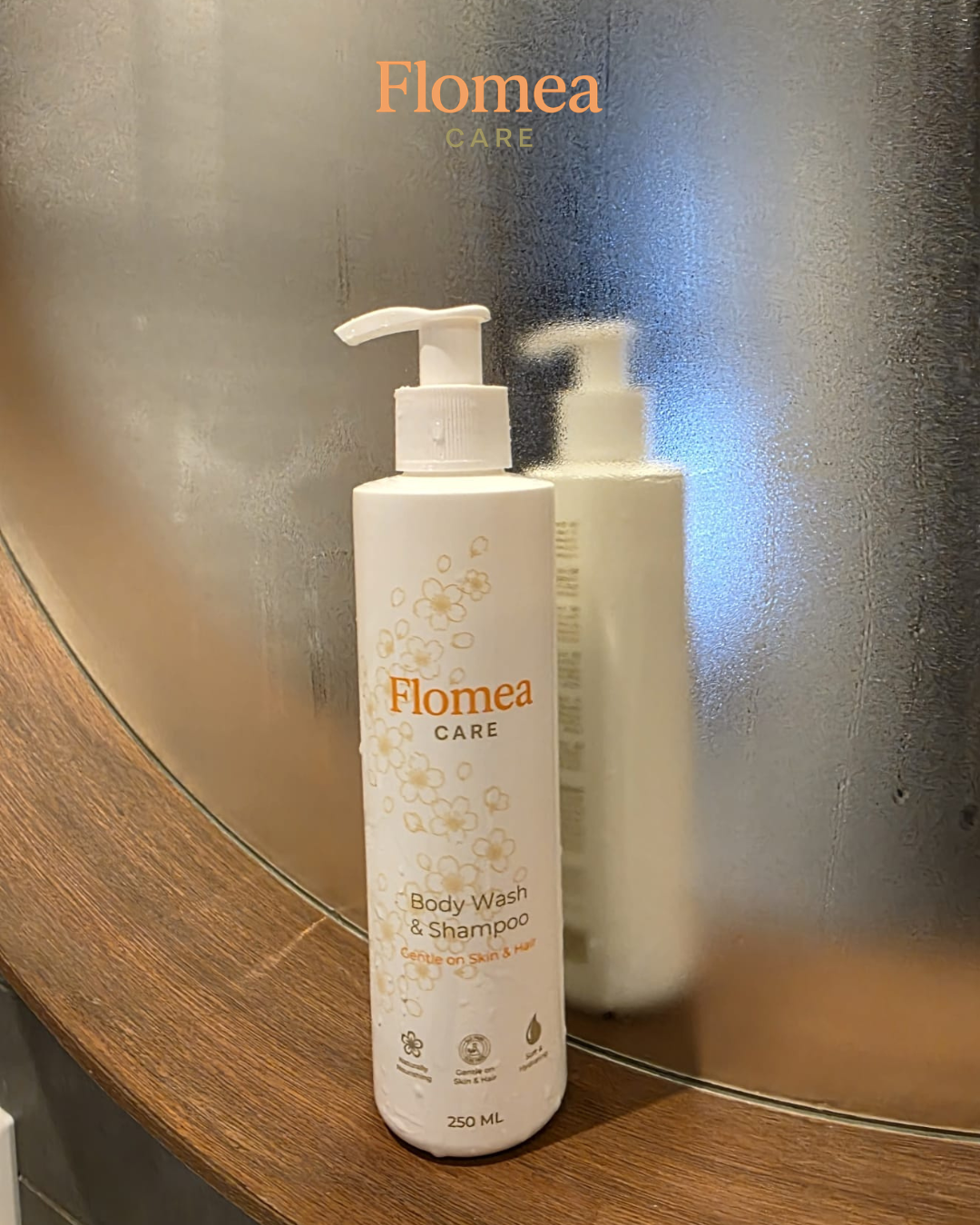 Milde Body Wash & Shampoo | 2-in-1 voor Huid & Haar | Baby & Kids | 250 ml